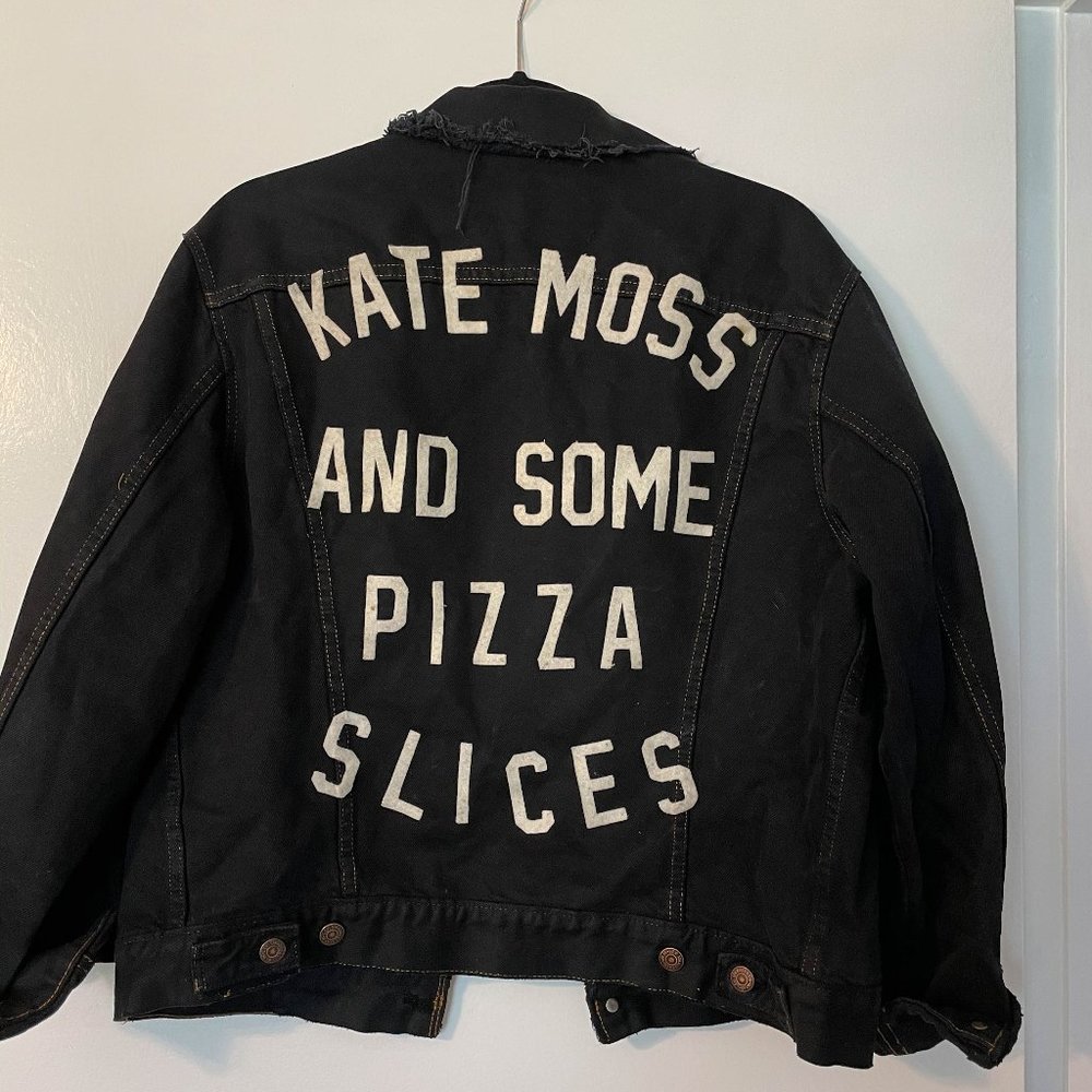 Reformation Oversized Black Denim Jacket